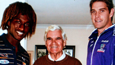 Nick Naitanui, Polly Farmer and Aaron Sandilands.