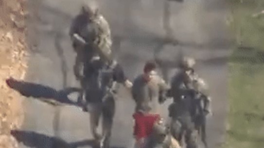 Jack Teixeira being arrested in Massachusetts. 