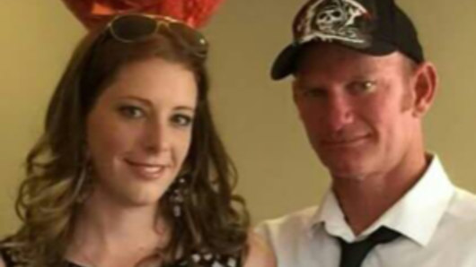 Biannca Edmunds (left) has been charged with murder, with prosecutors alleging  she directed, encouraged or assisted her husband, Glen Cassidy, (right) to kill her ex-partner.