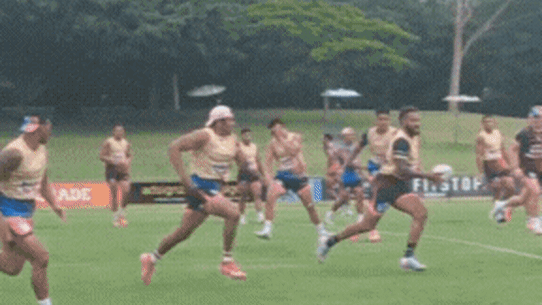 Selwyn Cobbo at Dolphins’ training.