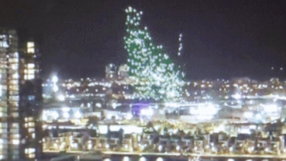 Drone light show ends after drones crash into Melbourne’s Yarra.