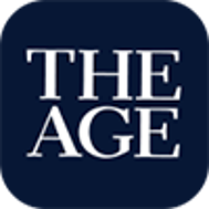 The Age app logo, brand, masthead
