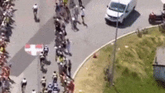 Tour de France teams hit out as fan taking selfie triggers mass crash