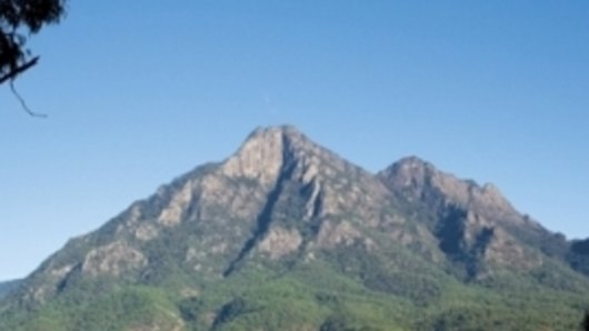A climber fell from Mount Barney on Saturday afternoon.