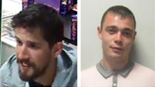 Jack Harvey (left) and Mark Dixon have both been arrested after a manhunt. 