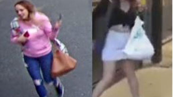 Police are still searching for the woman in the pink jacket.