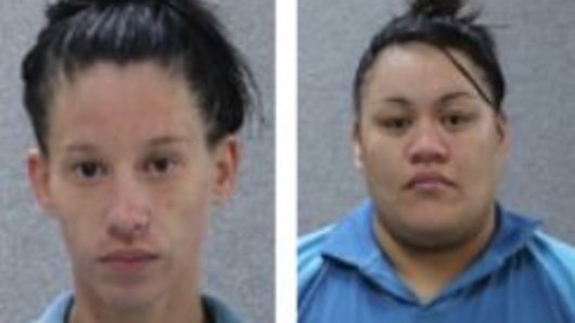 These two women have escaped from the Helana Jones Community Correctional Centre at Albion.