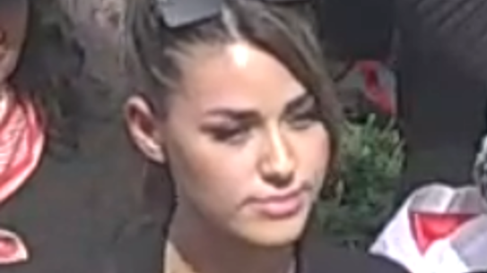 The 19-year-old woman presented herself to Kogarah Police Station in Sydney.