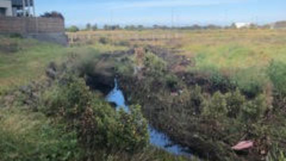 The EPA reported strong hydrocarbon odours coming from the area. 