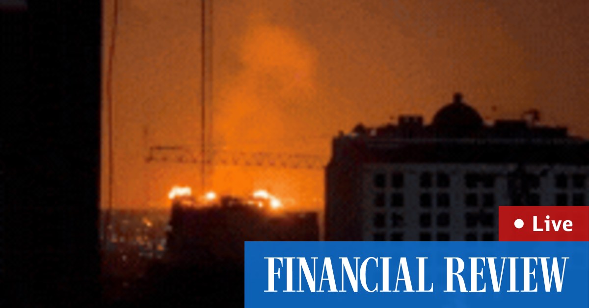 Foreign affairs minister says Australia is considering aiding Gulf countries against strikes; Tehran oil refinery struck by Israeli attack, engulfed in flames; Trump says Kurds won’t join war. Follow updates.