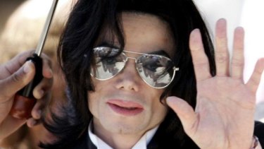Pop star Michael Jackson in 2005.
