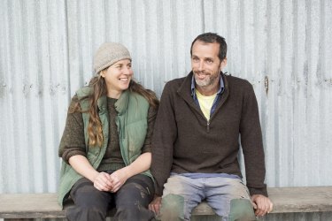 Robin Koster-Carlyon and Peter Carlyon of Transition Farm on the Mornington Peninsula.