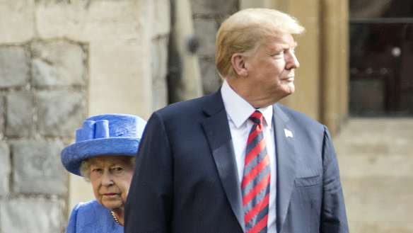 Twitter counts ways Trump 'insulted' the Queen