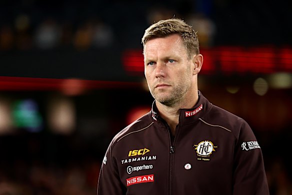 Good to great: Sam Mitchell and his Hawks have been left scrambling for answers.