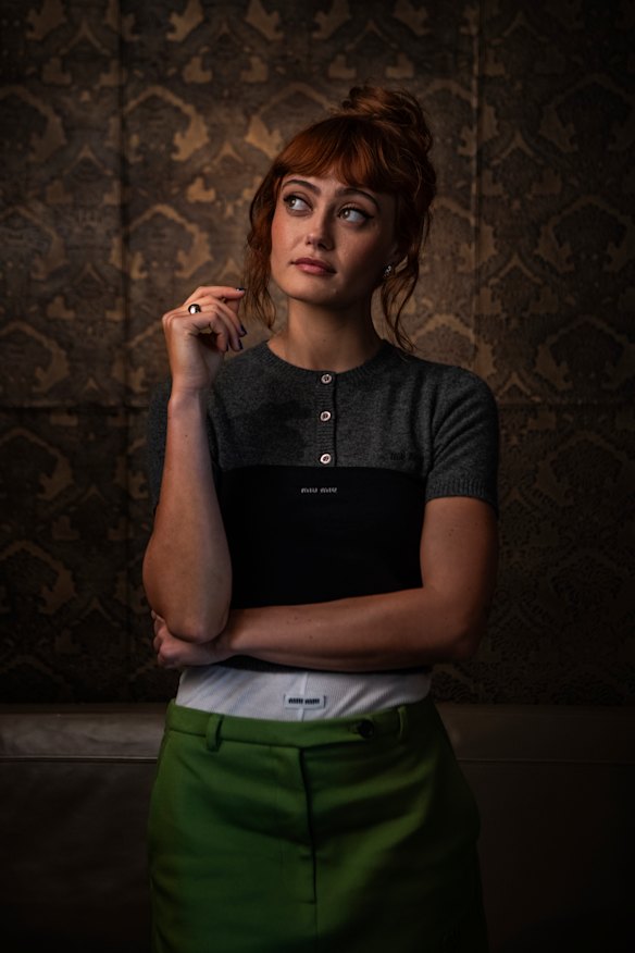 Ella Purnell says she has learnt a lot from her Fallout character. “Lucy helped me have a newfound appreciation for kindness, that it’s not a weakness to be nice.” 