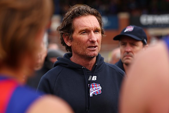 Source of disappointment: A spill of the Essendon board has been mooted after James Hird was overlooked for the senior coaching role.