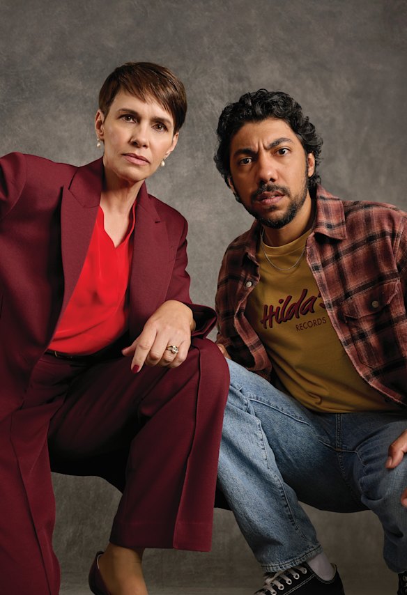 Tasma Walton and Hunter Page-Lochard play siblings June and Charlie in the new SBS series Reckless.