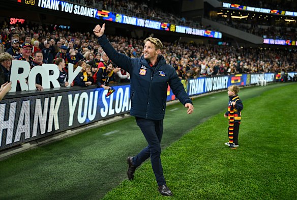  Former Crows captain Rory Sloane, now a prominent commentator with Nine, says his former club should pursue Nasiah Wanganeen-Milera.