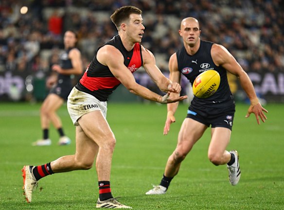 Another year without finals: Essendon skipper Zach Merrett.