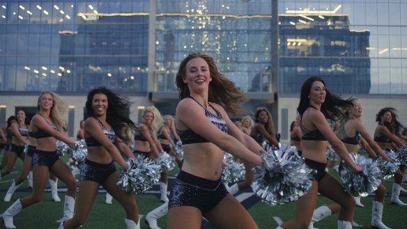 Ratings phenom: The life of the Dallas Cowboys’ cheerleaders is shown in the top-rating Netflix series.