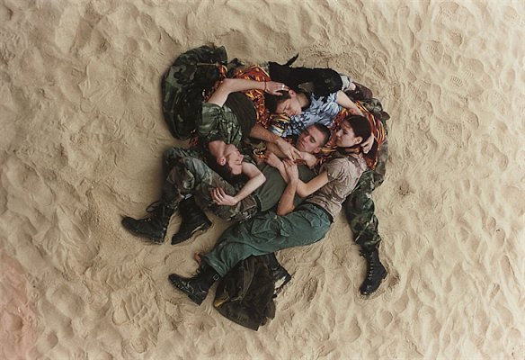  Wolfgang Tillmans’ Lutz, Alex, Suzanne & Christoph on beach (1993)