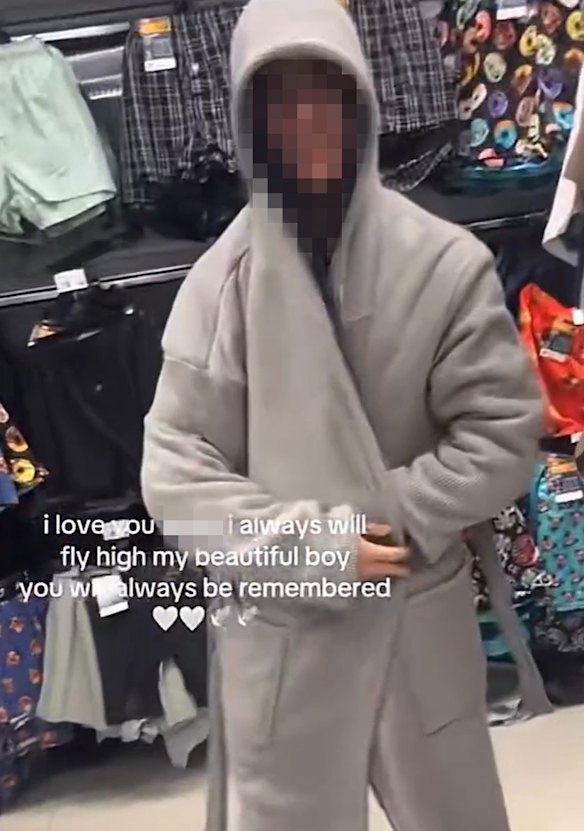 A still from the tribute video to the 17-year-old boy allegedly stabbed in Rouse Hill.