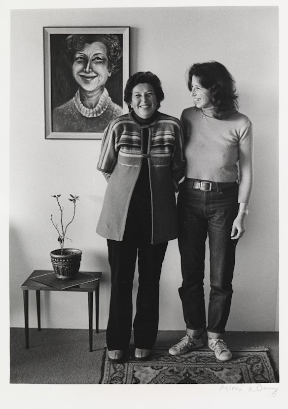 Mrs Mimi Torsh and her daughter Dany, 1976.