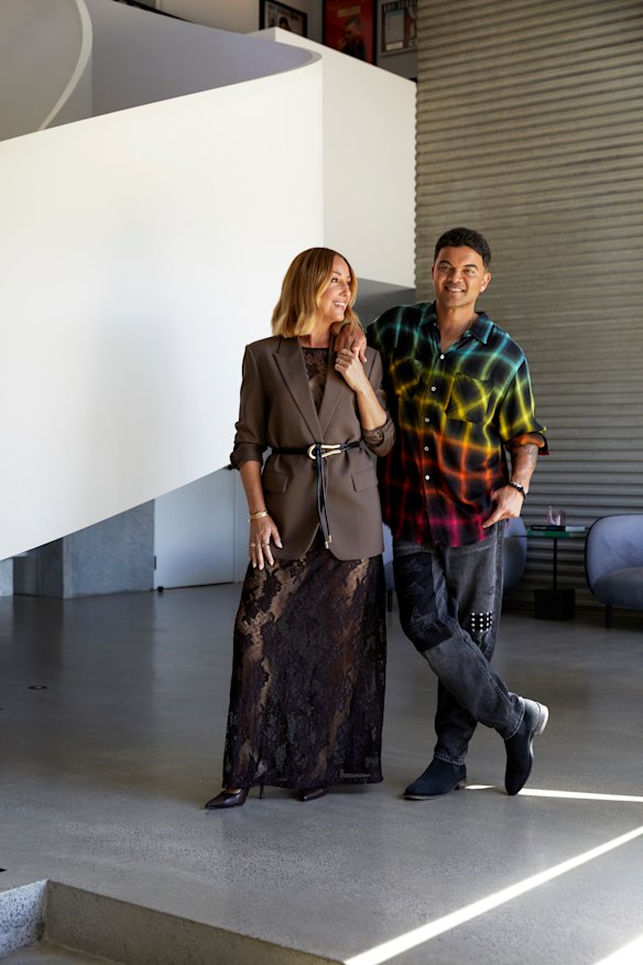 Guy and Jules Sebastian at their Sydney home. She says, “Watching Guy go through this [legal battle] was the hardest thing.”