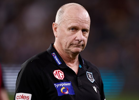 Doesn’t look like happening: Ken Hinkley is unlikely to enjoy a finals run in his last season as coach at Alberton.