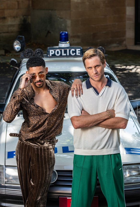 Keiynan Lonsdale and George Mason, stars of the new Binge series Run. 