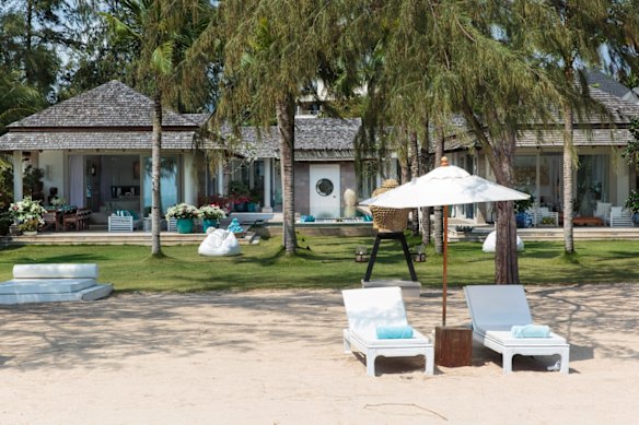 Villa Mia in the Bo Phut subdistrict of Koh Samui, where Christopher Saines was staying. 