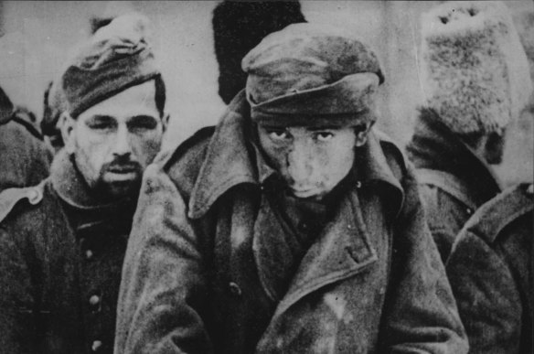 Axis prisoners in Stalingrad on February 22, 1943.