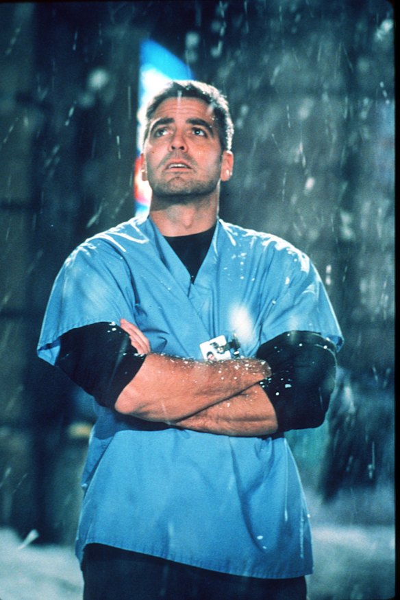 George Clooney as Dr Doug Ross on ER.