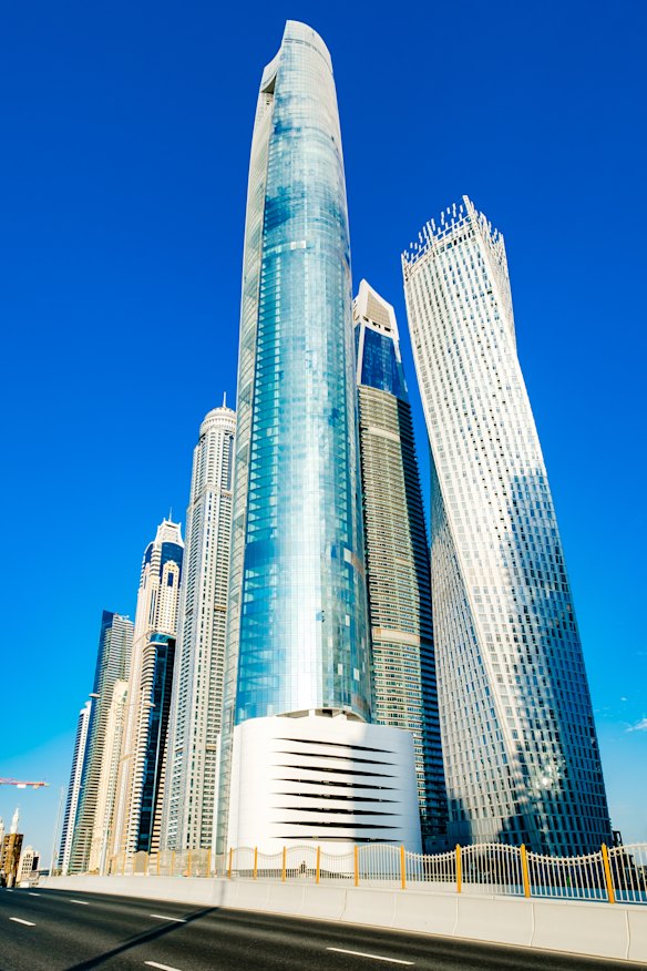 The Ciel Tower Dubai Marina, which opened last year, is the tallest hotel building in the world.