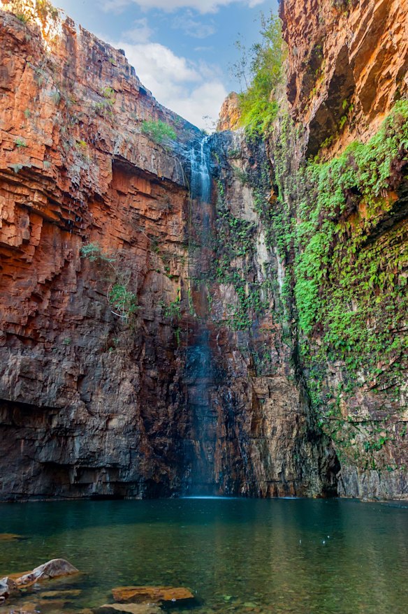 The pool below the waterfall at Emma Gorge.