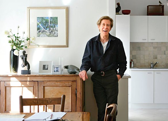 Robert Gray in his Rose Bay home in 2017.