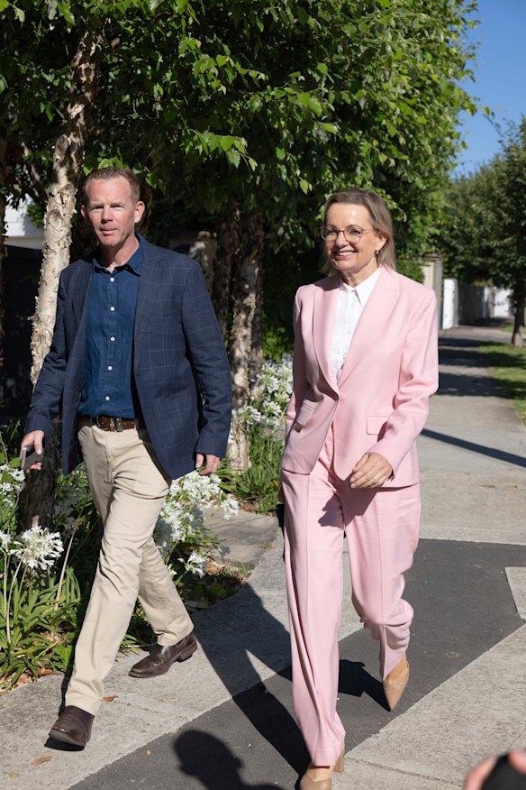 Federal Opposition Leader Sussan Ley is ready to party.