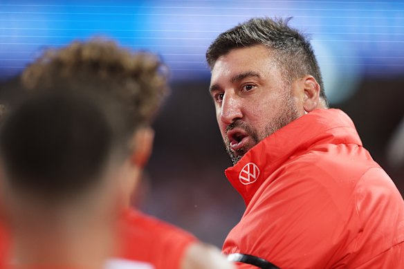 No-go zone: Swans coach Dean Cox said he would not interact with a rival player during a game.