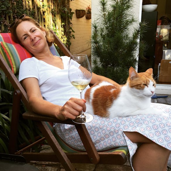 There’s a great life to be had out the other side of the baby-making vortex, says author Katrina Strickland, pictured here with Teo.
