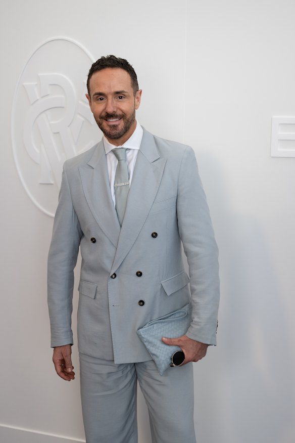 Sydney stylist Donny Galella on Oaks Day.