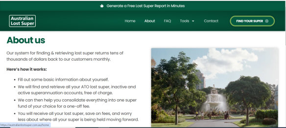 Antes de que el sitio web australiano Lost Super fuera cerrado el 17 de diciembre tras una investigación de su director ejecutivo. 