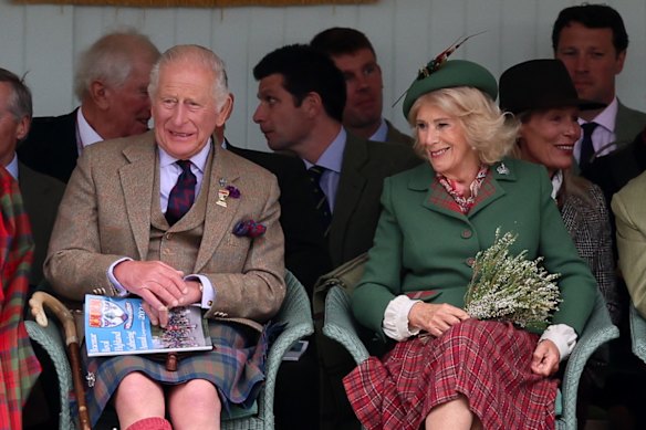 King Charles III and Queen Camilla at The Braemar Gathering in Scotland last weekend.