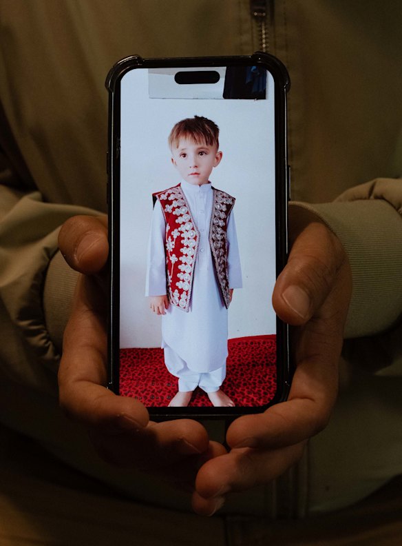 Sayed Anas Hashemi, now three, has been separated from his family since he was a month old.