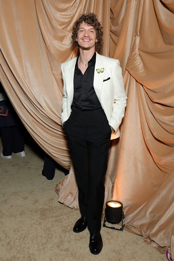 Connor Storrie in Louis Vuitton.