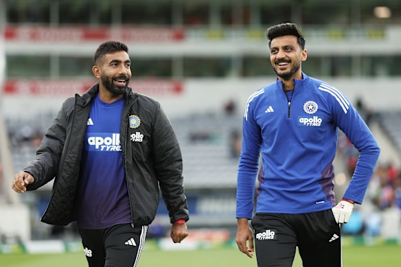 Jasprit Bumrah and Axar Patel.
