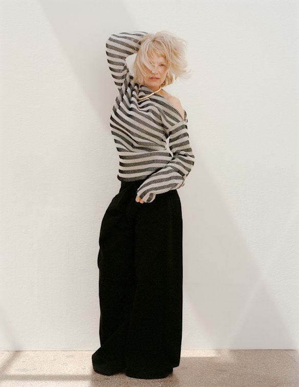 The stripped-back version of Anderson, now 58, is a far cry from her Baywatch days.