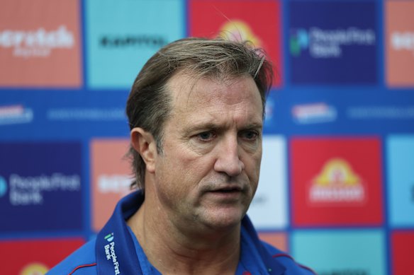 The Western Bulldogs have a premiership from two grand final appearances under Luke Beveridge, but have never finished in the top four come the end of the home-and-away season.