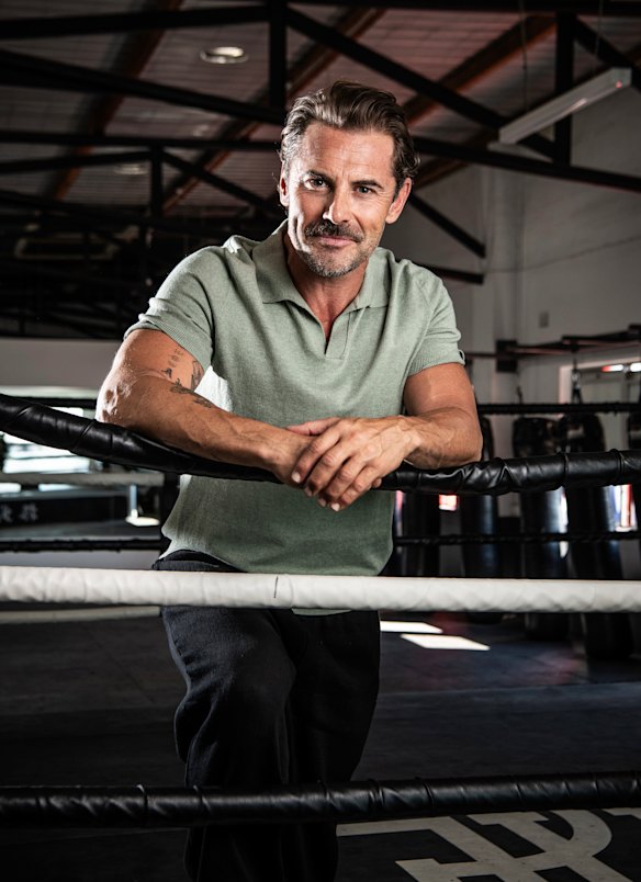 Daniel MacPherson at Ace Martial Arts in Banksia, where he trained for Beast.