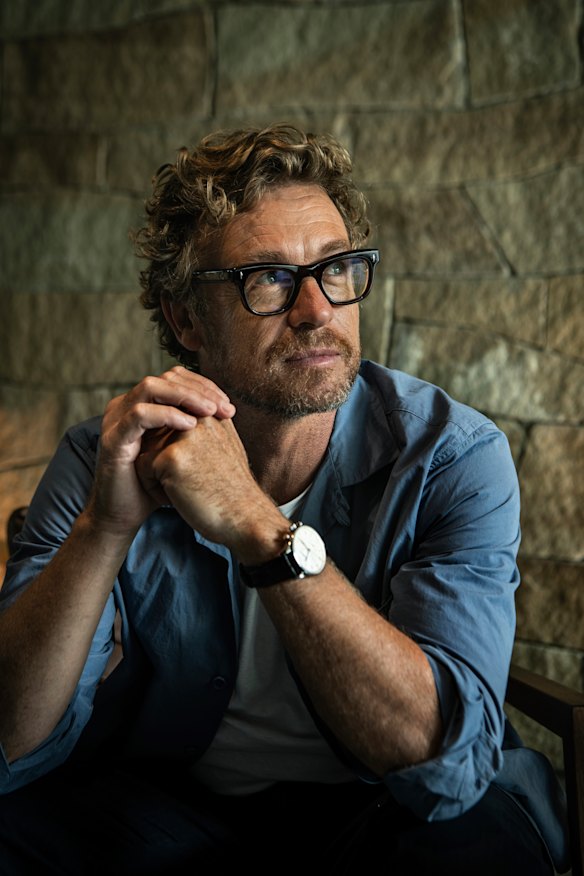 Simon Baker in enjoying the freedom that comes with age, in terms of choosing more complicated roles. 