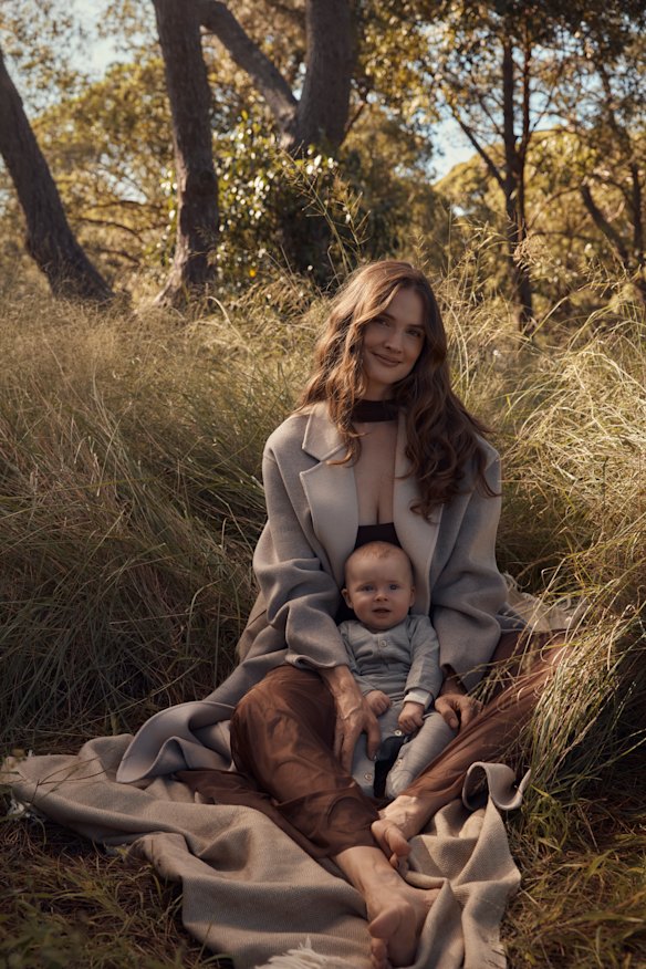 Laura wears Viktoria & Woods coat. Zara dress. 